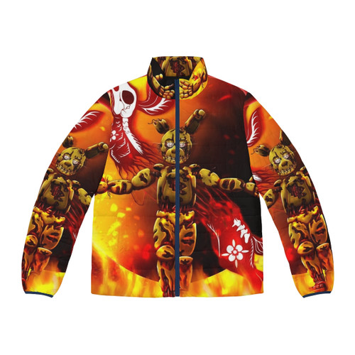 Springtrap puffer jacket featuring rabbit design for Year of the Rabbit