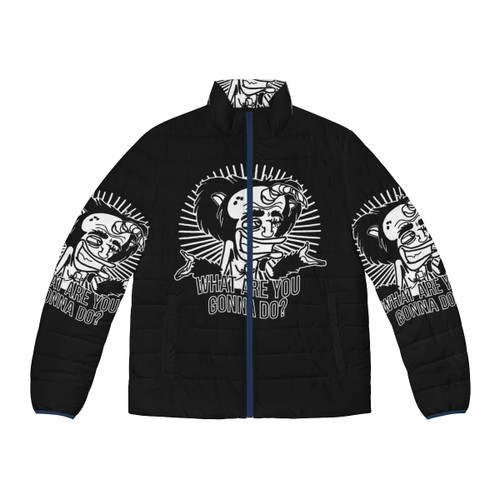 Ricky Bobby Racing Shirt Puffer Jacket - Vintage Inspired Talladega Nights Apparel
