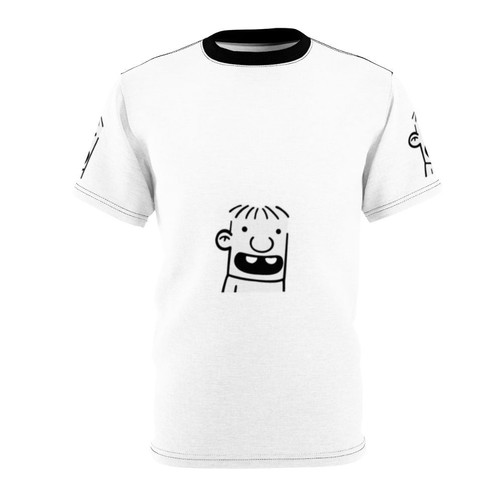 Anime-style illustration of Rowley Jefferson from Diary of a Wimpy Kid on a t-shirt.