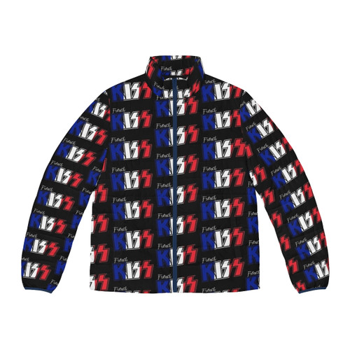 Kiss the Band French Kiss Logo Puffer Jacket
