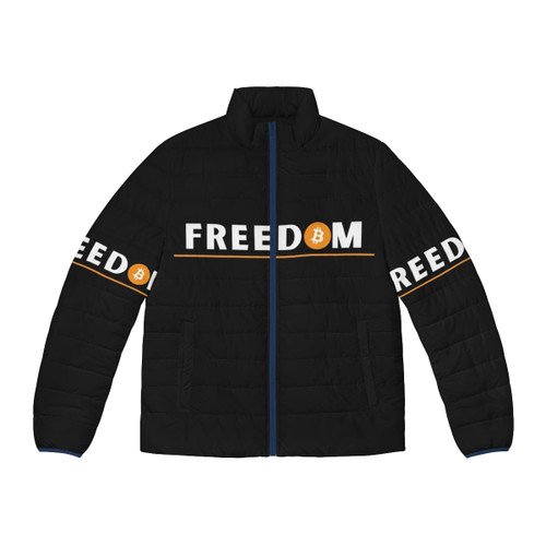 Freedom Bitcoin Cryptocurrency Puffer Jacket
