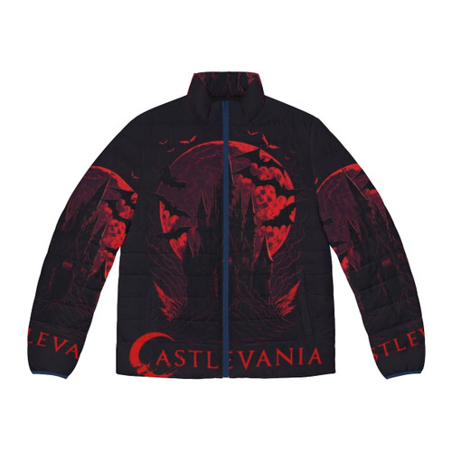 Castlevania Netflix Puffer Jacket featuring characters from the series