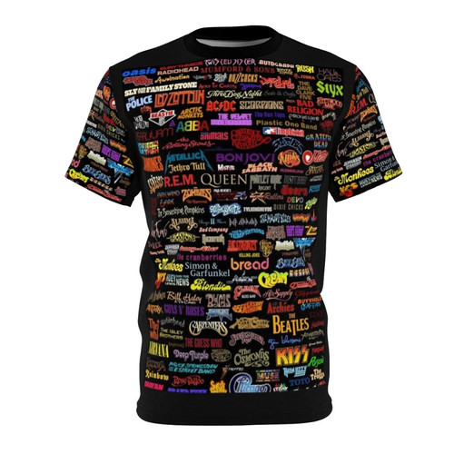Classic rock band vintage style graphic t-shirt