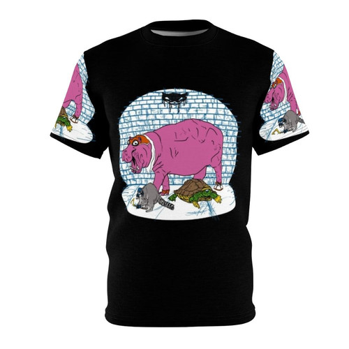 Sly Cooper-inspired animal graphic t-shirt with a cool, stylish design