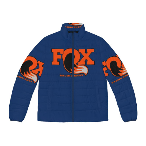 Fox Racing Shox Orange Puffer Jacket for Outdoor Activities