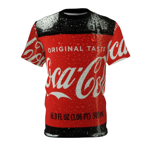 Vintage-style cola soda graphic printed on a high-quality t-shirt