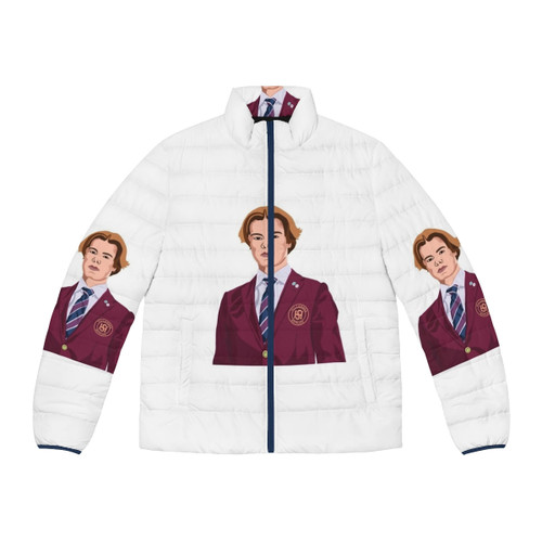 Fashionable Wilhelm puffer jacket from the hit Netflix series Young Royals