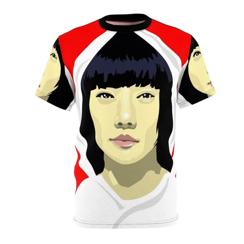 Artwork inspired by the science fiction film Cloud Atlas on a high-quality t-shirt.