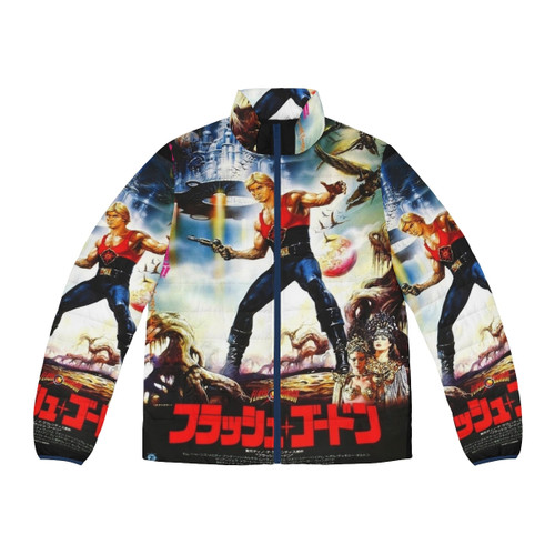 Retro Flash Gordon Japanese Puffer Jacket