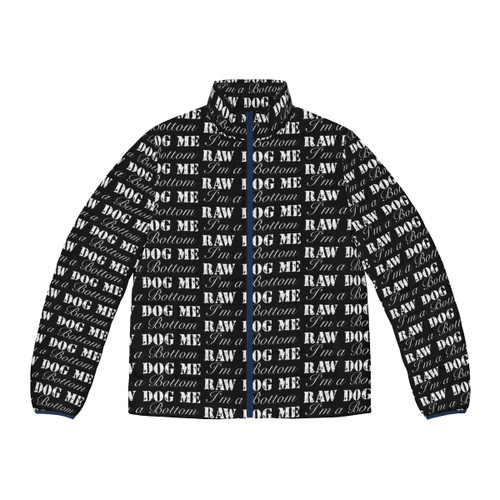 Raw Dog Inspired Puffer Jacket for Fans of "The Boys" Featuring Hughie