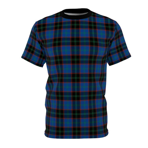 Clan Hume tartan pattern printed on a high-quality t-shirt