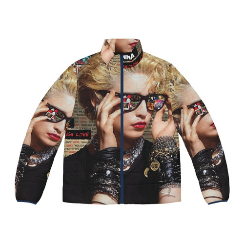 Puffer jacket with 50 number design, fashionable and stylish