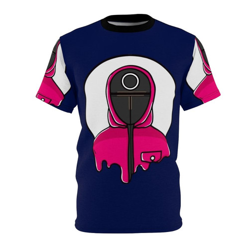 Vivid circle pattern t-shirt inspired by the popular Squid Game series