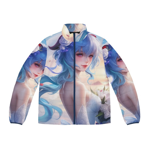 Genshin Impact Ganyu in a wedding puffer jacket