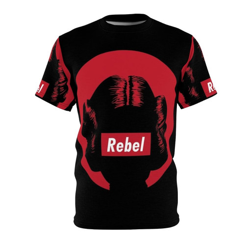 Galactic Rebellion Inspired Rebel T-Shirt with Star Wars Motifs