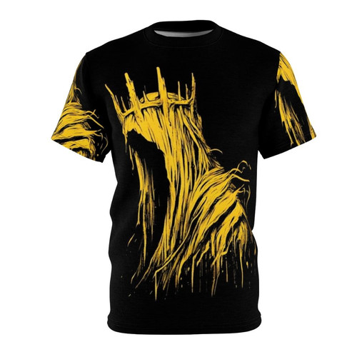Hastur the King in Yellow horror-themed print on a high-quality t-shirt