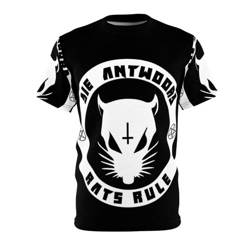 Ratz T-shirt with a stylized rat design, perfect for fans of underground music and alternative fashion