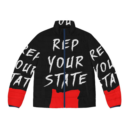 Oregon State Pride Puffer Jacket featuring a warm and durable design