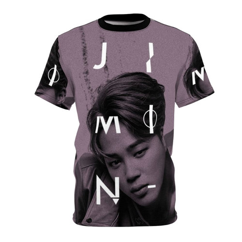 Jimin Wings Inspired All-Over-Print T-shirt with BTS Artwork