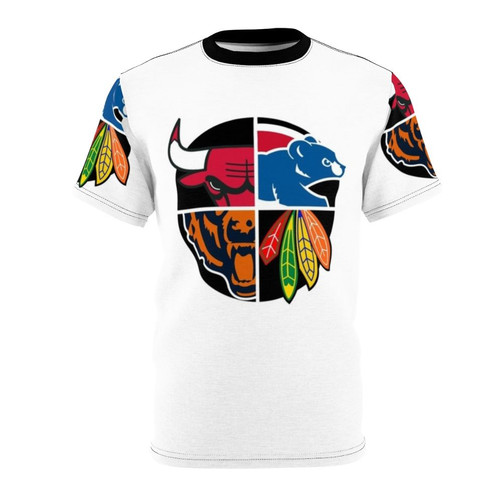 Northside Sports Chicago Themed T-Shirt with Chicago Sports Team Logos