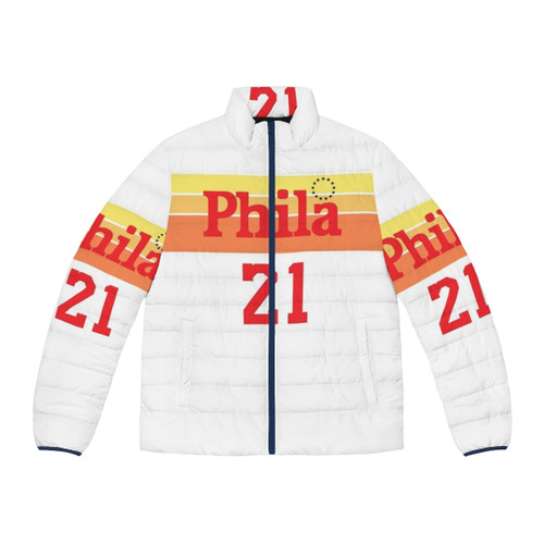 Person wearing Waphila puffer jacket