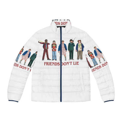Friends Don't Lie 2016 Retro Puffer Jacket - Stranger Things Inspired