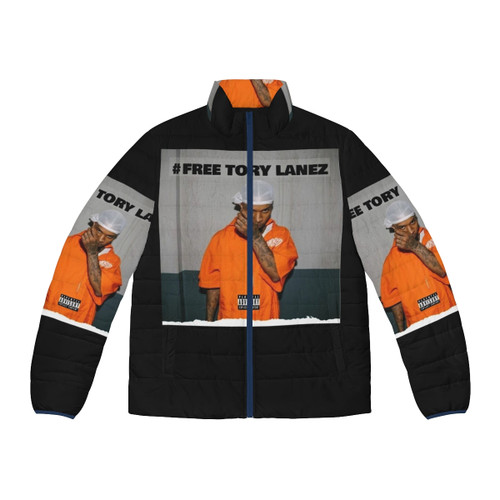 Tory Lanez Puffer Jacket with Album Art