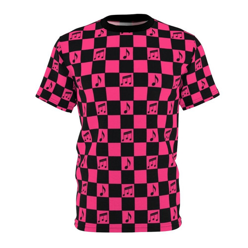 Checkered flag pattern t-shirt design for race winners and auto racing fans