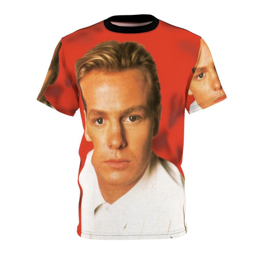 T-shirt design featuring Jason Donovan from the 1980s pop music era