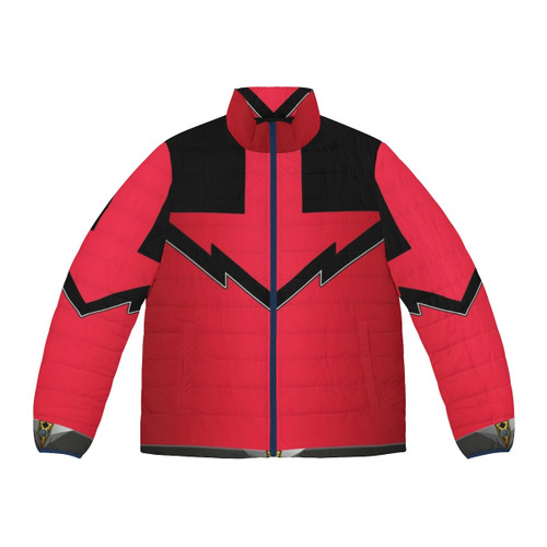 Quantum Ranger Puffer Jacket with power rangers time force design