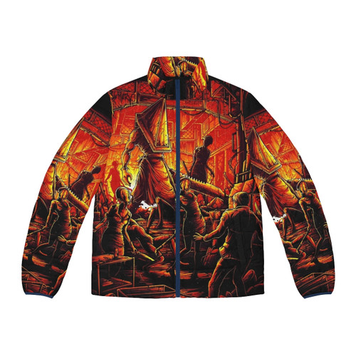 Pyramid Head Silent Hill 2 Horror Gaming Puffer Jacket