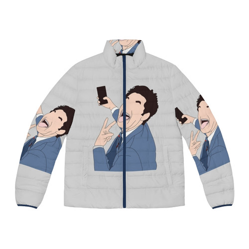 Notorious F U Stripe Puffer Jacket, Conor McGregor UFC Inspired Puffer Jacket