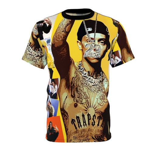 Central Cee Collage Art T-Shirt featuring a stylized design