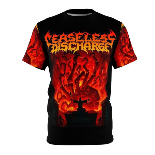 Ceaseless Discharge AOP T-shirt inspired by the popular action role-playing game series Dark Souls