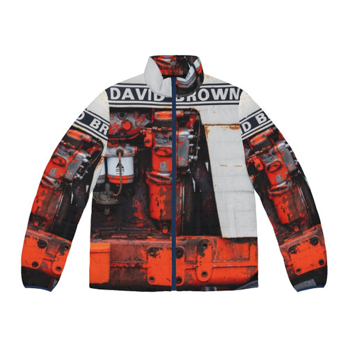 Vintage David Brown 885 tractor puffer jacket
