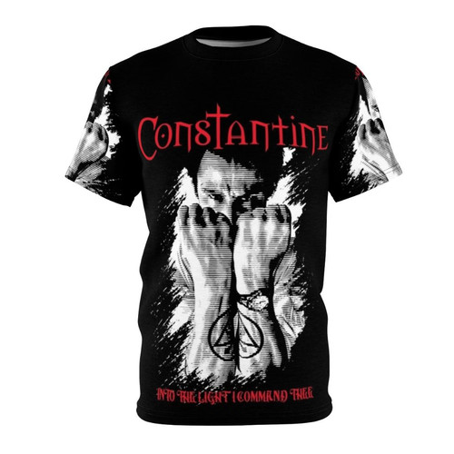 J Constantine inspired horror movie graphic tee