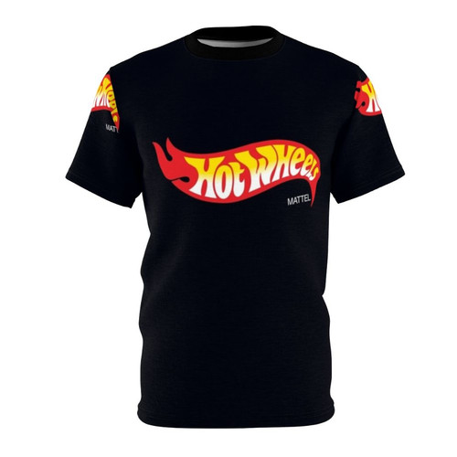 Stylish Hot Wheels inspired graphic t-shirt featuring a bold car design