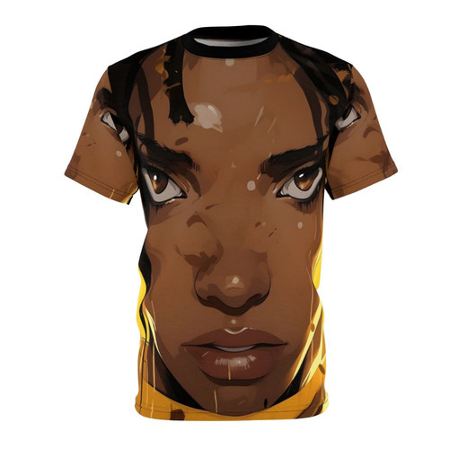 Castlevania Nocturne Annette character artwork on a black t-shirt