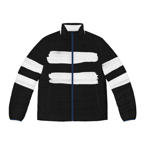 Equality puffer jacket with white color