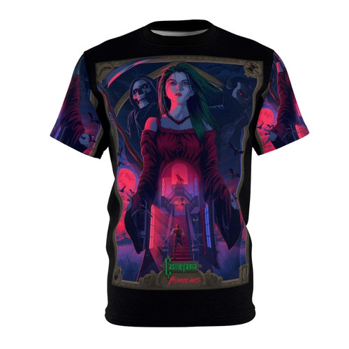 Retro Castlevania Bloodlines Inspired T-Shirt