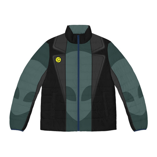 Green puffer jacket from Postal 2 featuring the iconic "Dude" character's attire