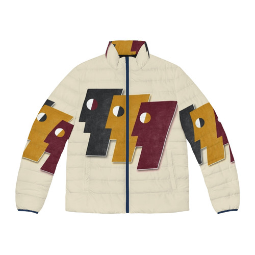 Emerson, Lake & Powell Prog Rock Puffer Jacket with Iconic ELP Logo