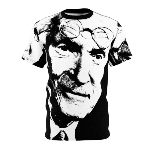 Graphic t-shirt featuring the image and name of renowned psychologist Carl Jung