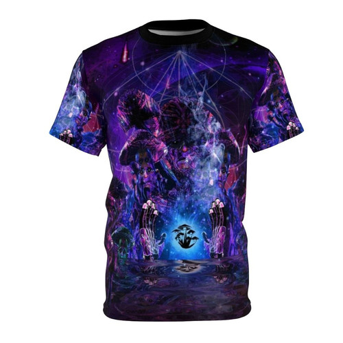 Psychedelic geometric and trippy design t-shirt