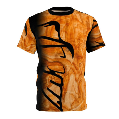 Rugged outdoor adventure t-shirt with a canyon landscape design