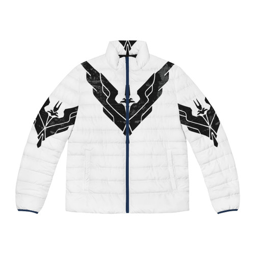 Elite Dangerous Elite Rank Puffer Jacket - Black Exclusive Space Game Apparel