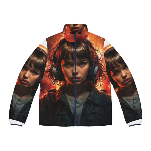 Eleven Stranger Things Puffer Jacket with focus keyword "eleven stranger things puffer jacket"