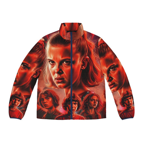 Eleven Puffer Jacket 3 - Stranger Things Inspired Warm Winter Coat with Focus Keyword Puffer Jacket
