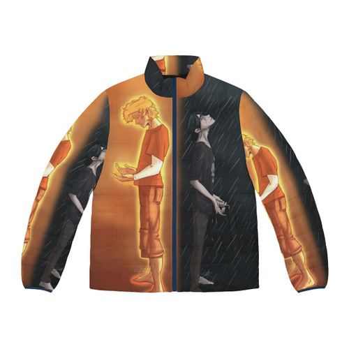 Solangelo Puffer Jacket featuring Nico di Angelo and Will Solace from the Percy Jackson series