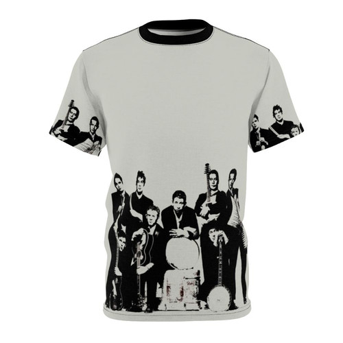 Pogues Inspired Punk T-Shirt Design Featuring Irish Imagery